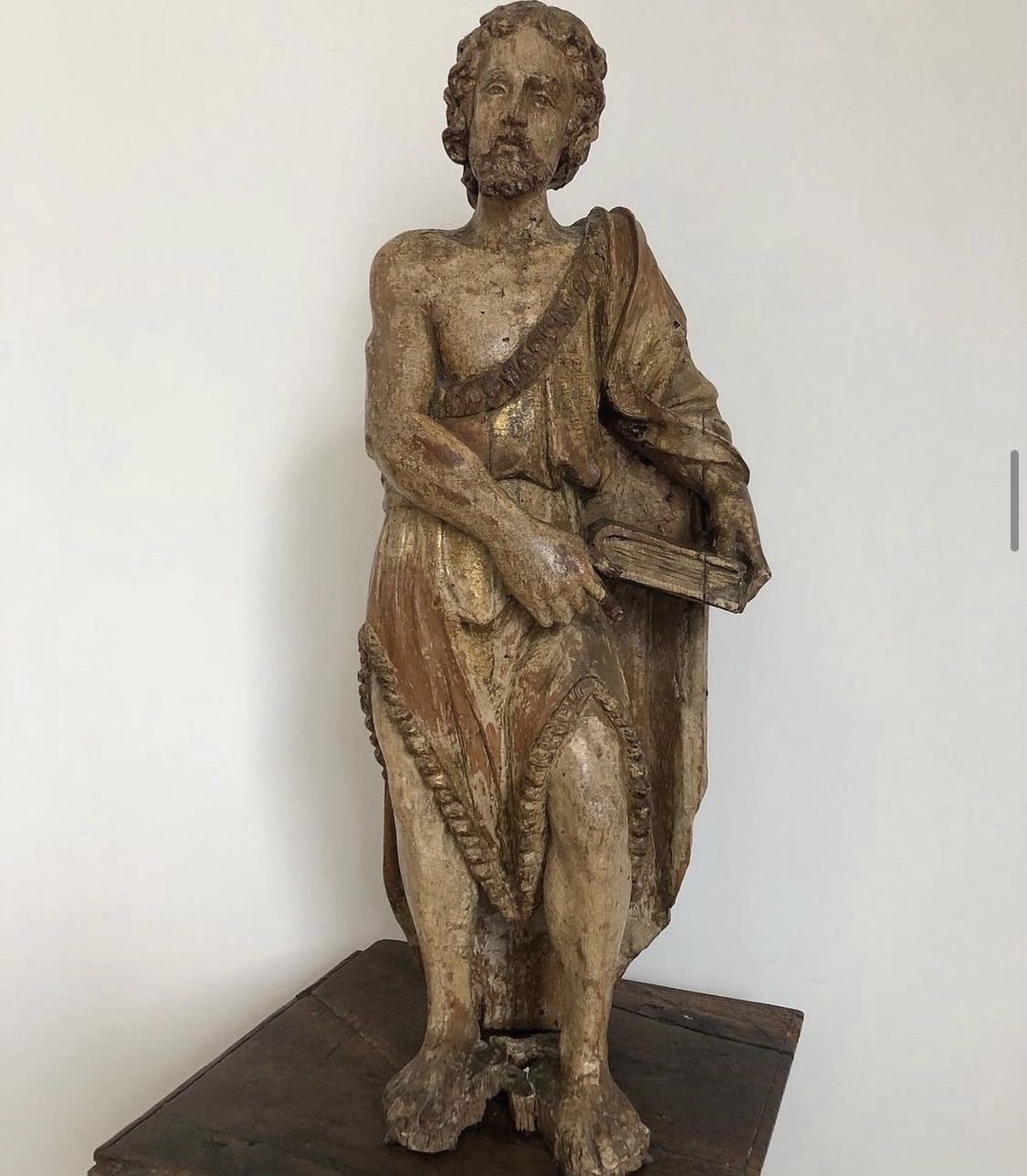 Scopri di più sull'articolo SCULTURA LIGNEA – SAN GIOVANNI BATTISTA – XVII secolo