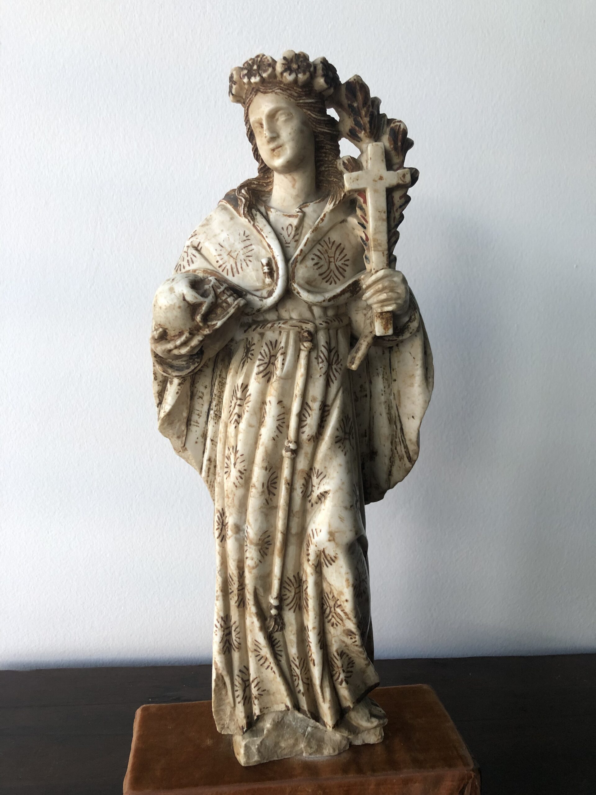 Scopri di più sull'articolo SCULTURA IN ALABASTRO – Santa Rosalia – XVII secolo